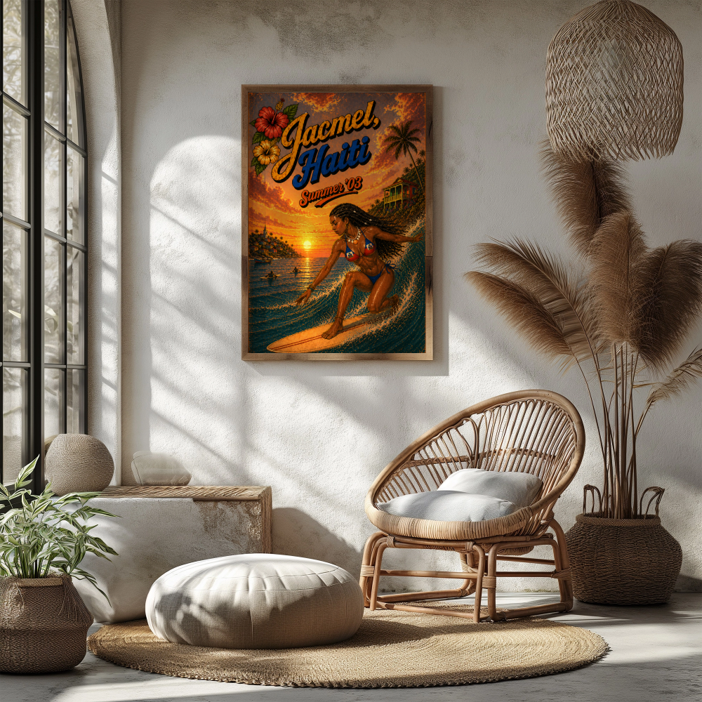Jacmel, Haiti | Summer ’03 Surf Poster