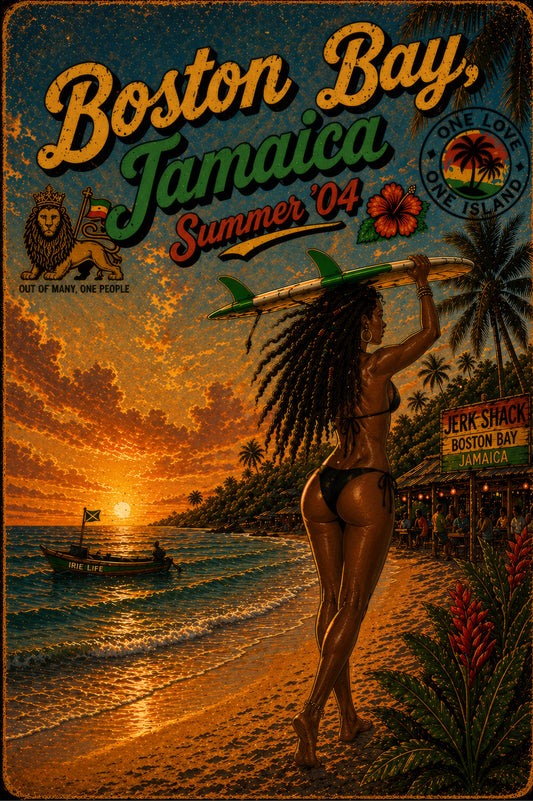 Boston Bay, Jamaica | Summer ’04 Surf Poster