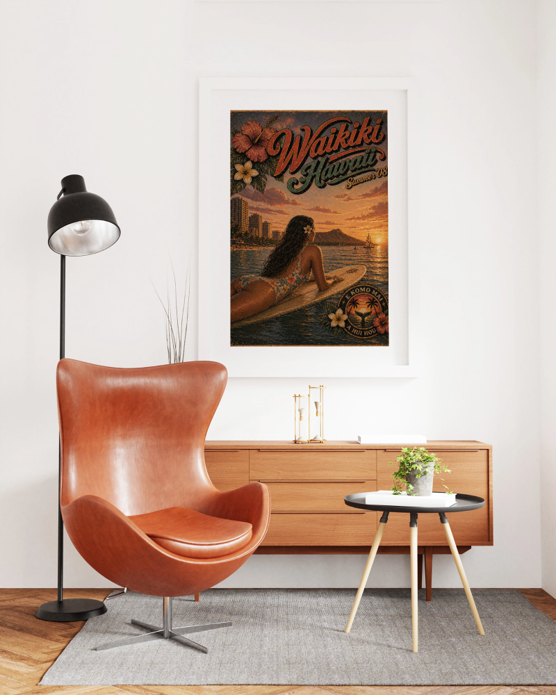 Waikiki, Hawaii | Summer ’08 Surf Poster