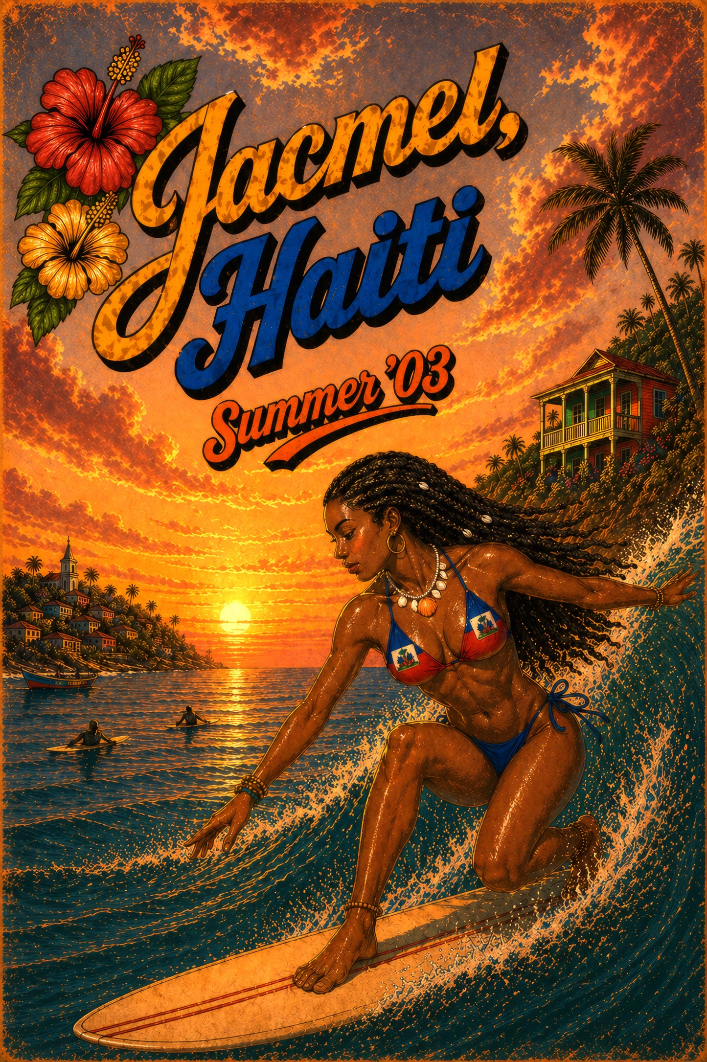 Jacmel, Haiti | Summer ’03 Surf Poster