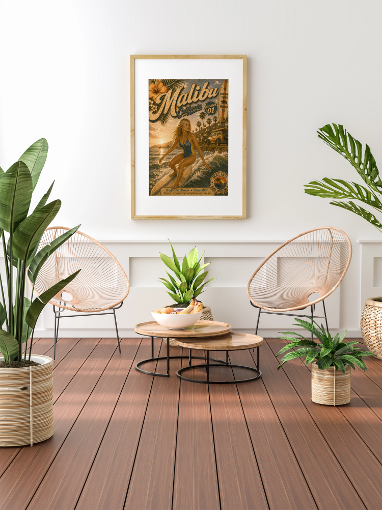 Malibu, California | Summer ’01 Surf Poster